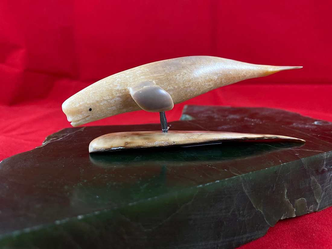 Carved Ivoery Whale